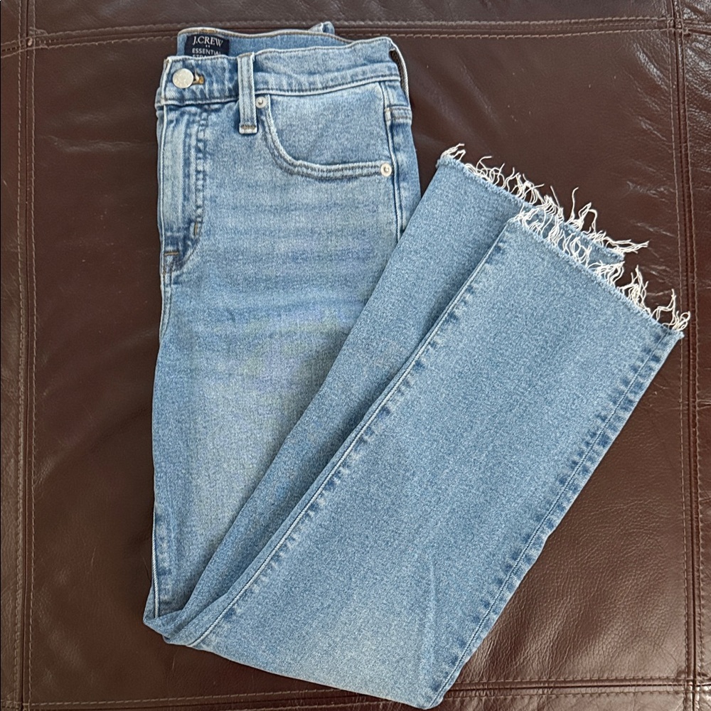 J. Crew Essential Straight Jeans